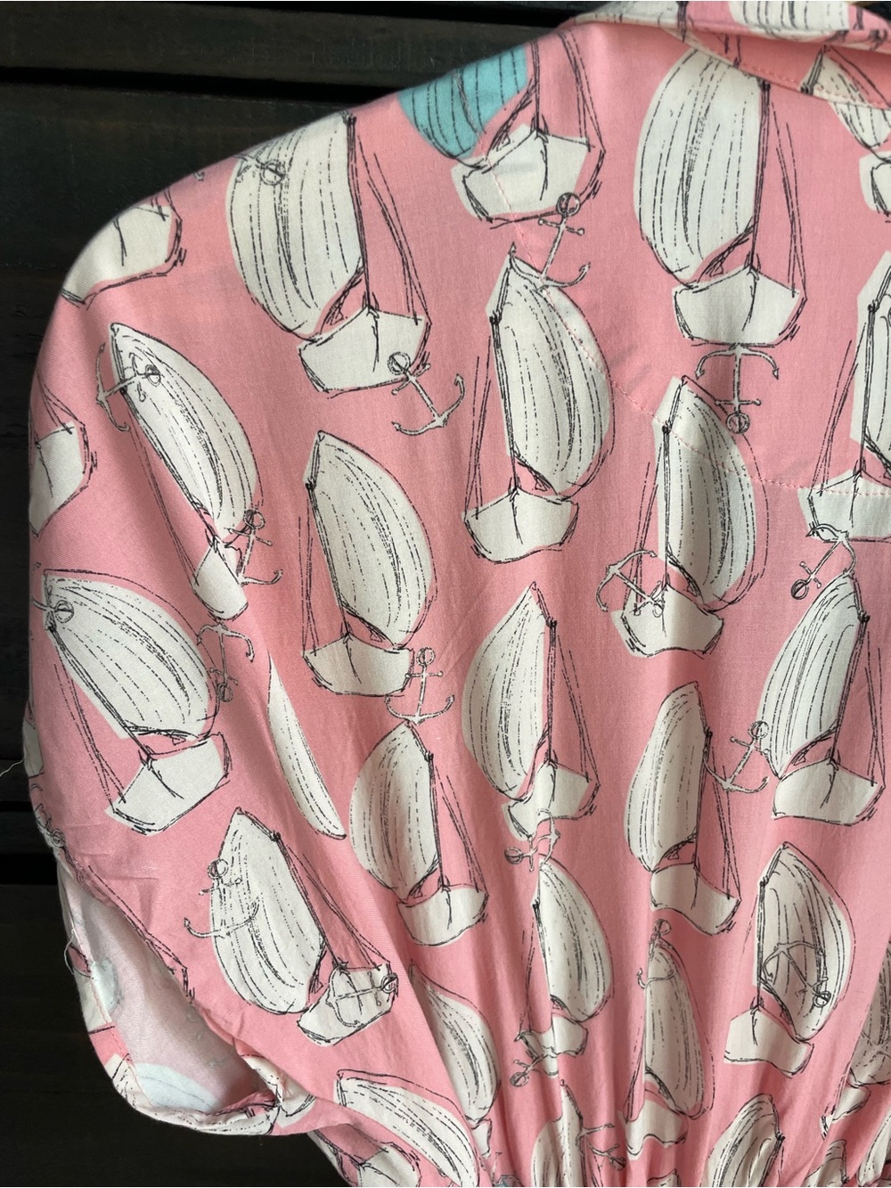 Anthropologie Tourista Sailboat Shorts Romper - Picture 5 of 6